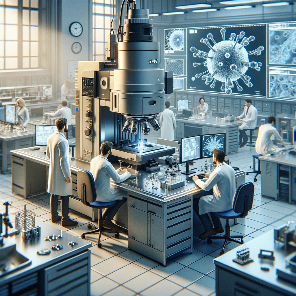 Scanning Electron Microscope - Plastic Testing-Kiyorndlab