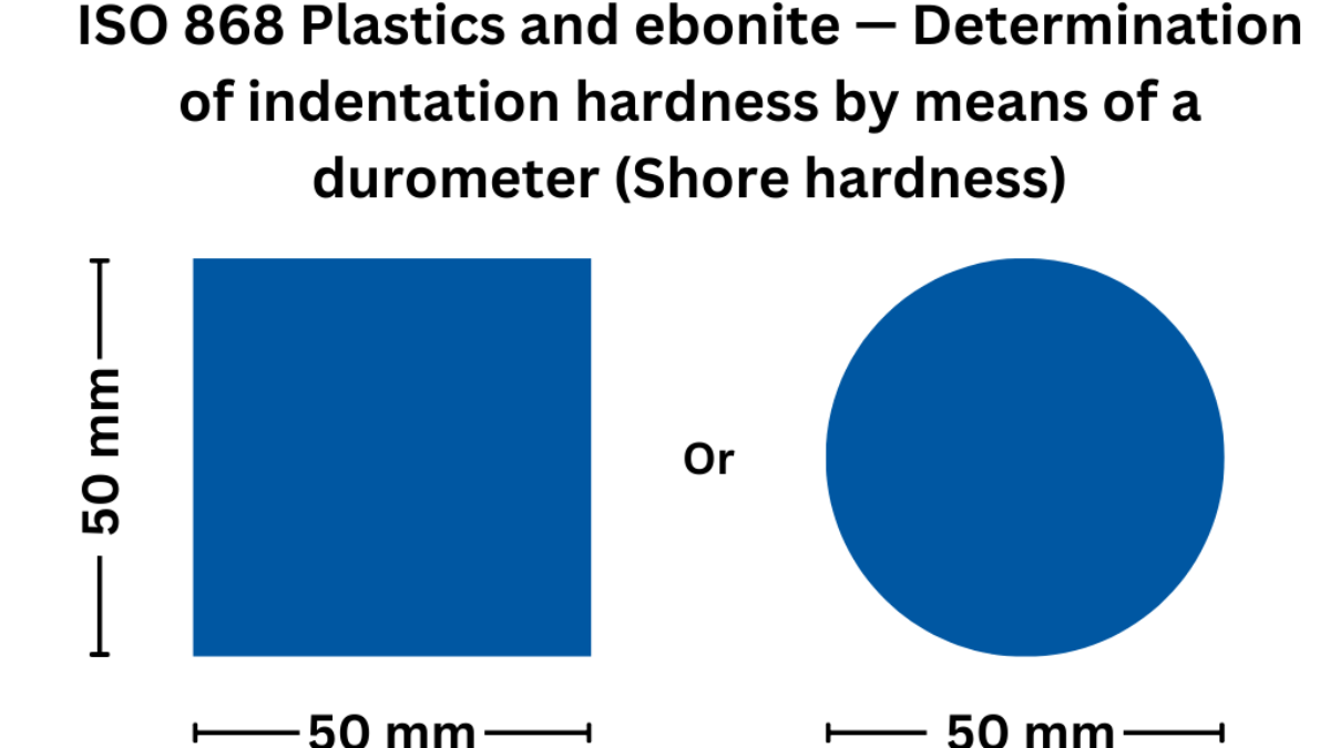 ISO 868 Plastics and ebonite — Determination of indentation hardness by means of a durometer (Shore hardness)