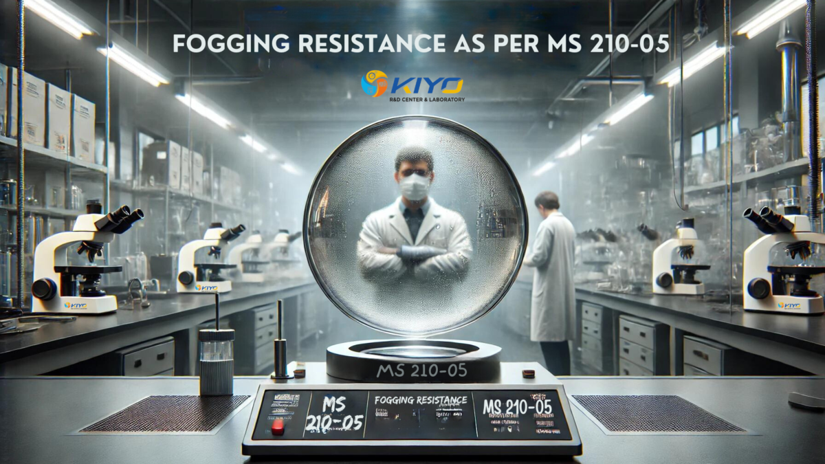 Fogging Resistance as per MS 210-05