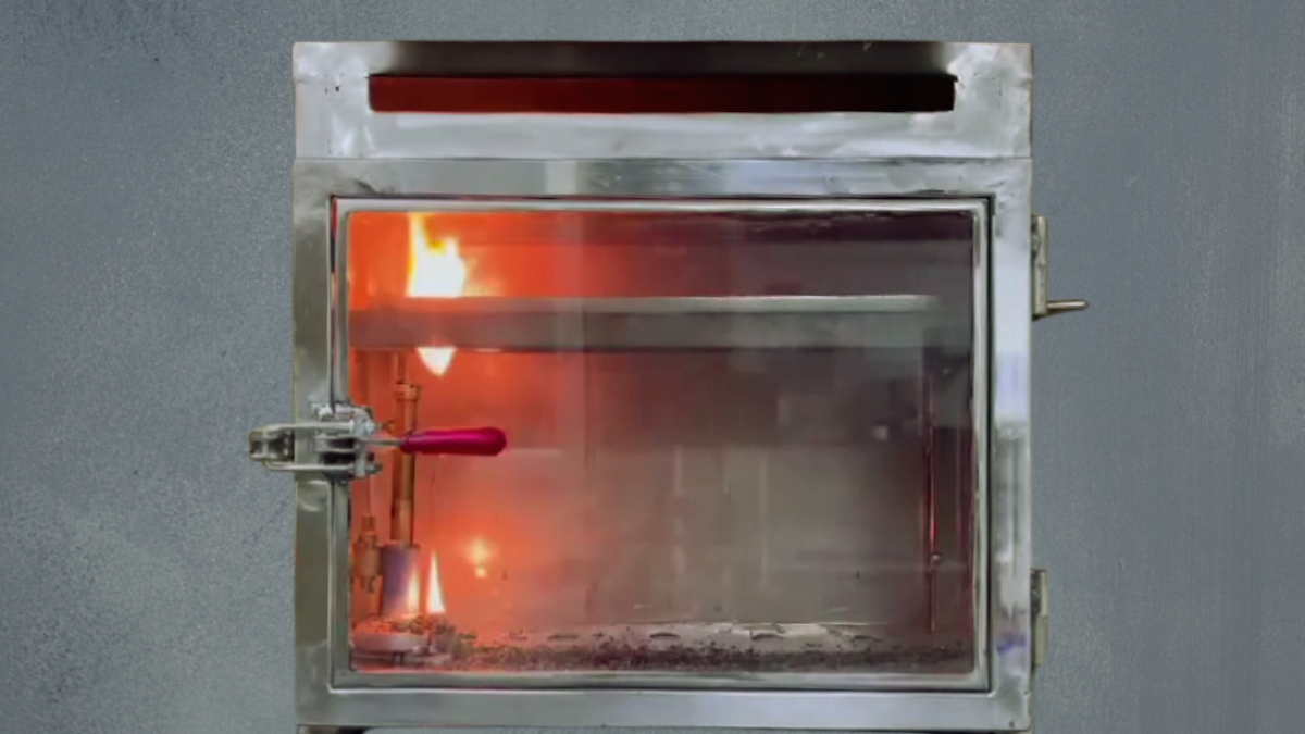 Flammability Property Testing As per standard ASTM E84