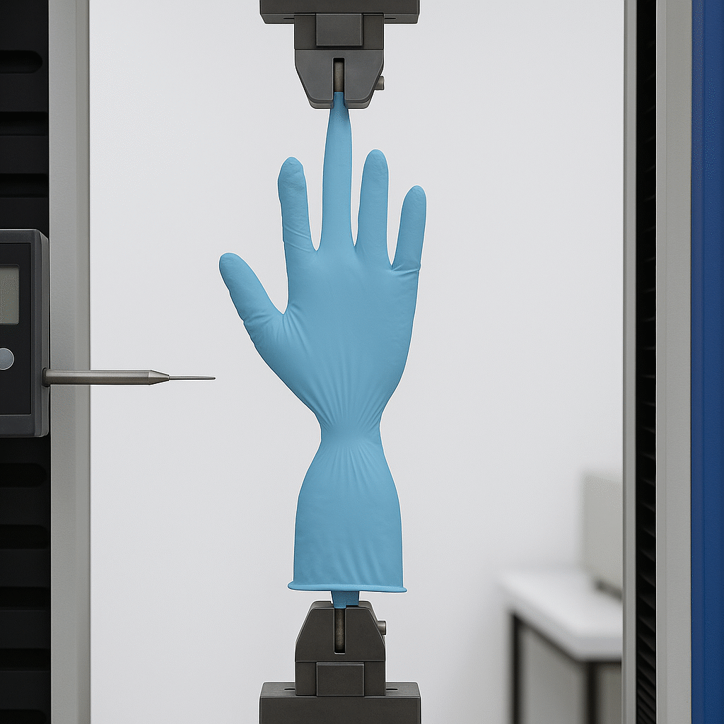 Glove Tensile Strength Testing